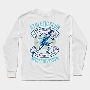 Athletic Runner division Long Sleeve T-Shirt